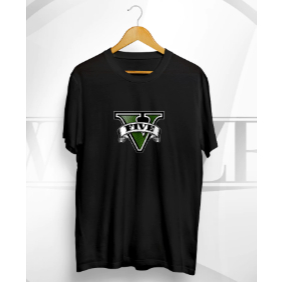 Camiseta Masculina Jogo V Logo Michael 100% Algodão