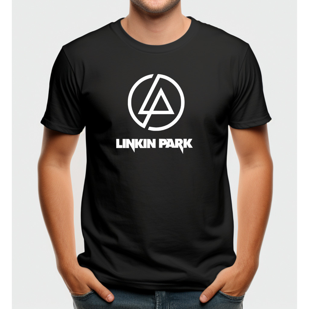 Camiseta Linkin Park Logo Banda Rock Clássica