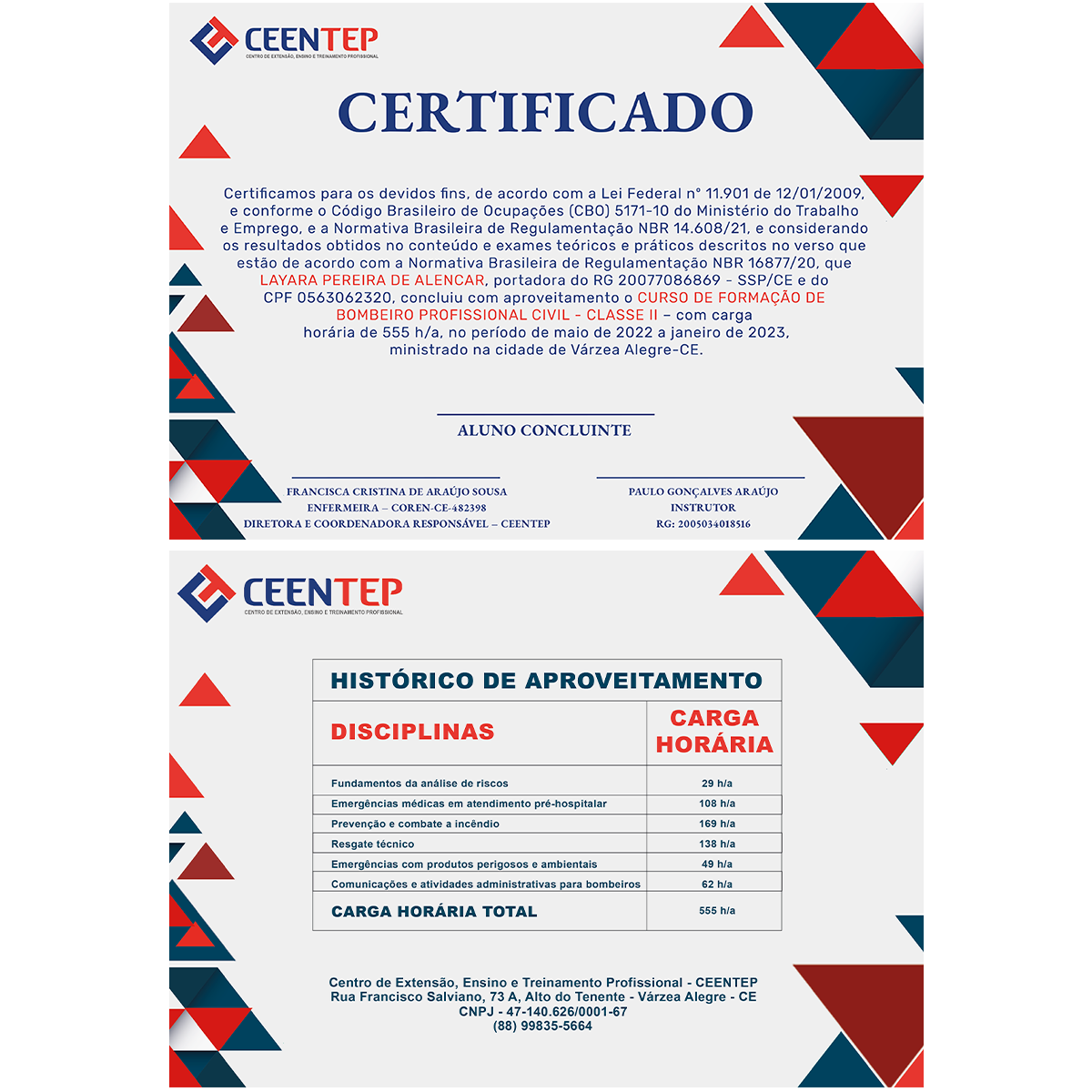 ARTE EDITÁVEL - MODELO DE CERTIFICADO EDITÁVEL FRENTE E VERSO - (PHOTOSHOP)psd