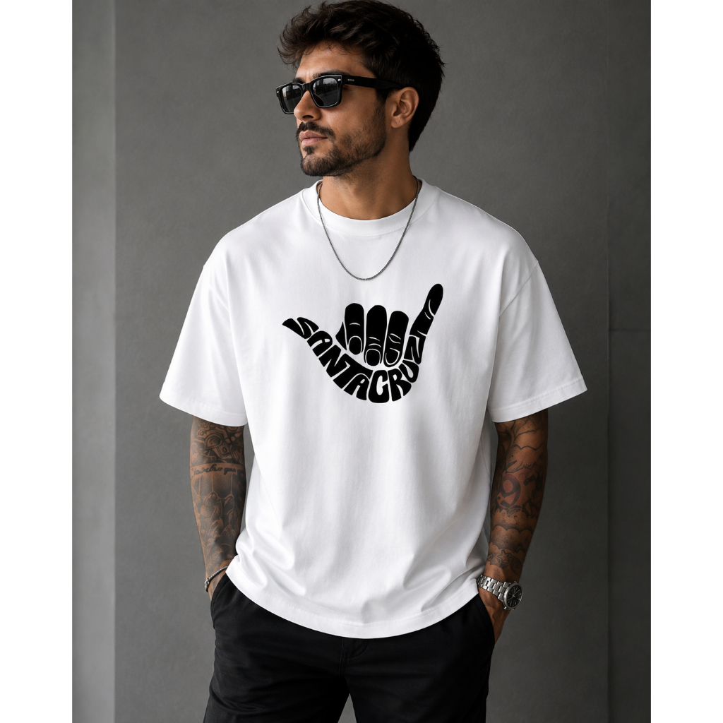 Camiseta Masculina Surf Hang Loose Skate Street Casual