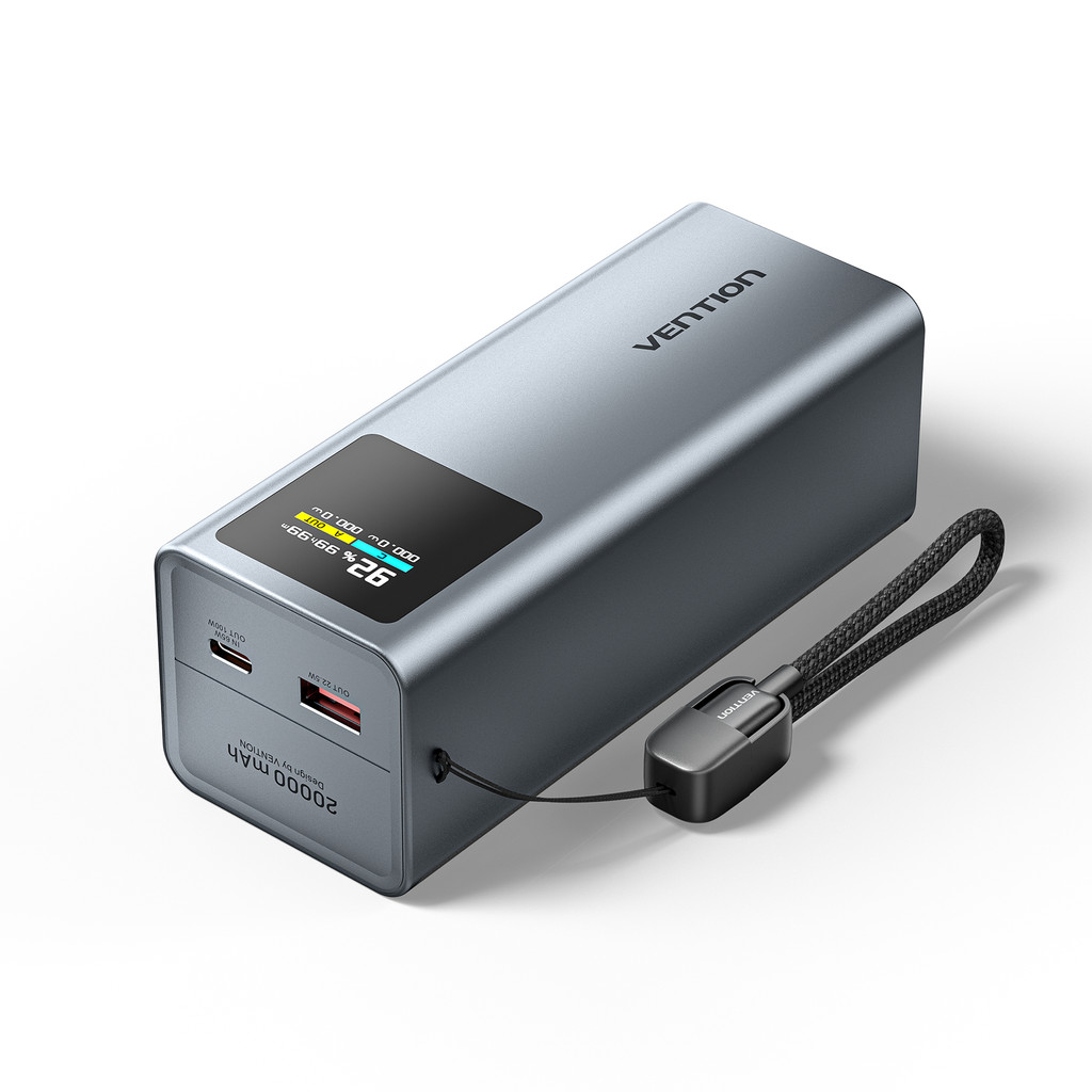 Vention Power Bank 20000mAh USB-C + USB-C/USB-A 100W TFT