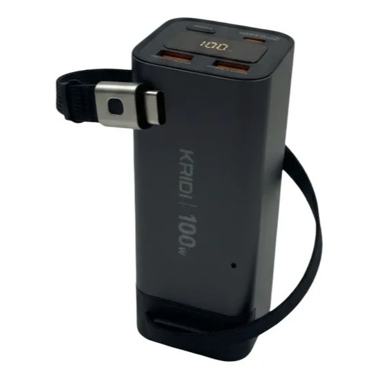 Carregador Portátil 20000mah Turbo Kaidi Potencia 100w Visor cor sortida KD-922