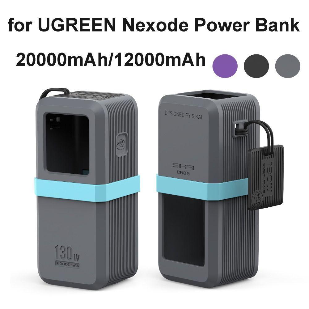 Silicone Macio Protetor , À Prova De Choque , Para Banco De Potência UGREEN Nexode 20000mAh 130W/12000mAh 100W