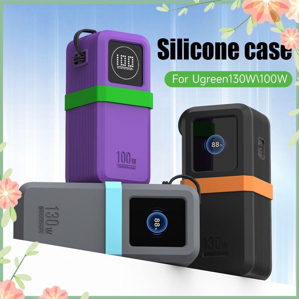 UGREEN Silicone , Protetor À Prova De Poeira Choque , Para Banco 20000mAh 130W/12000mAh 100W