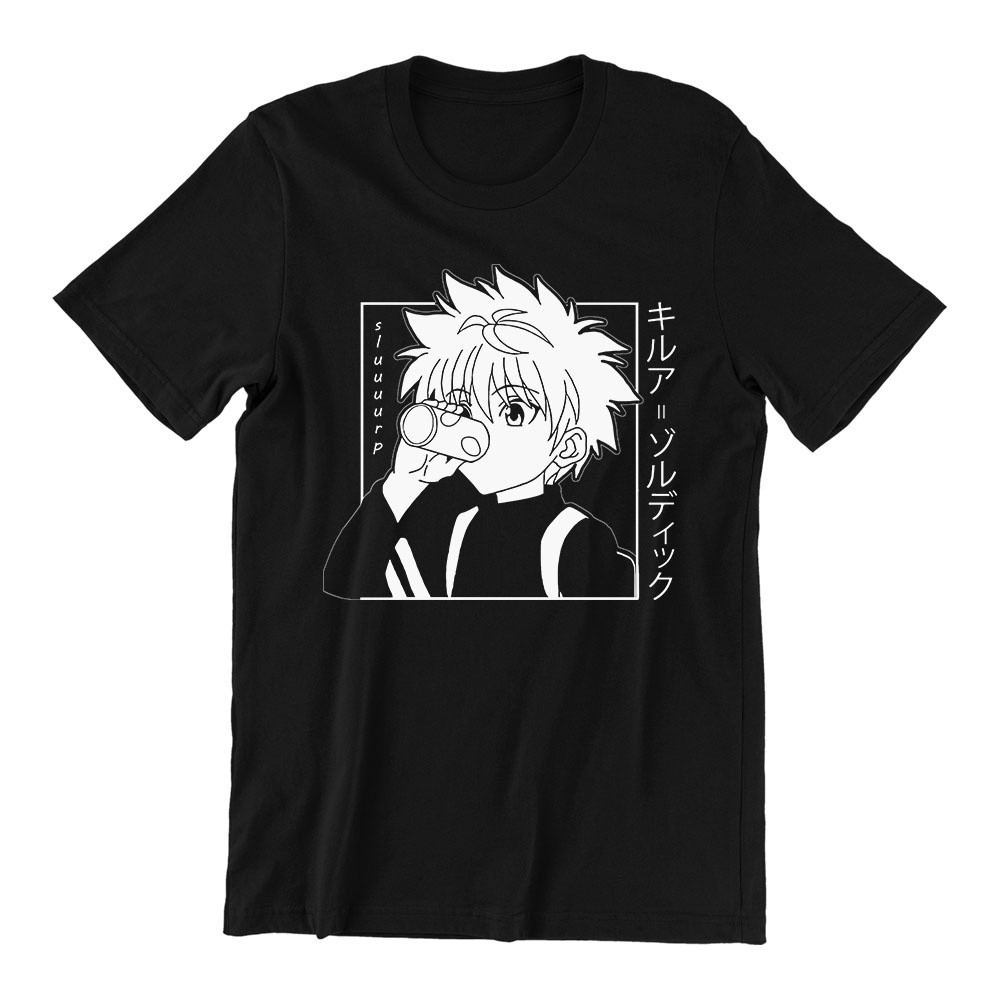Camiseta Basica Camisa Personagem Hunter Killua Anime Japanese