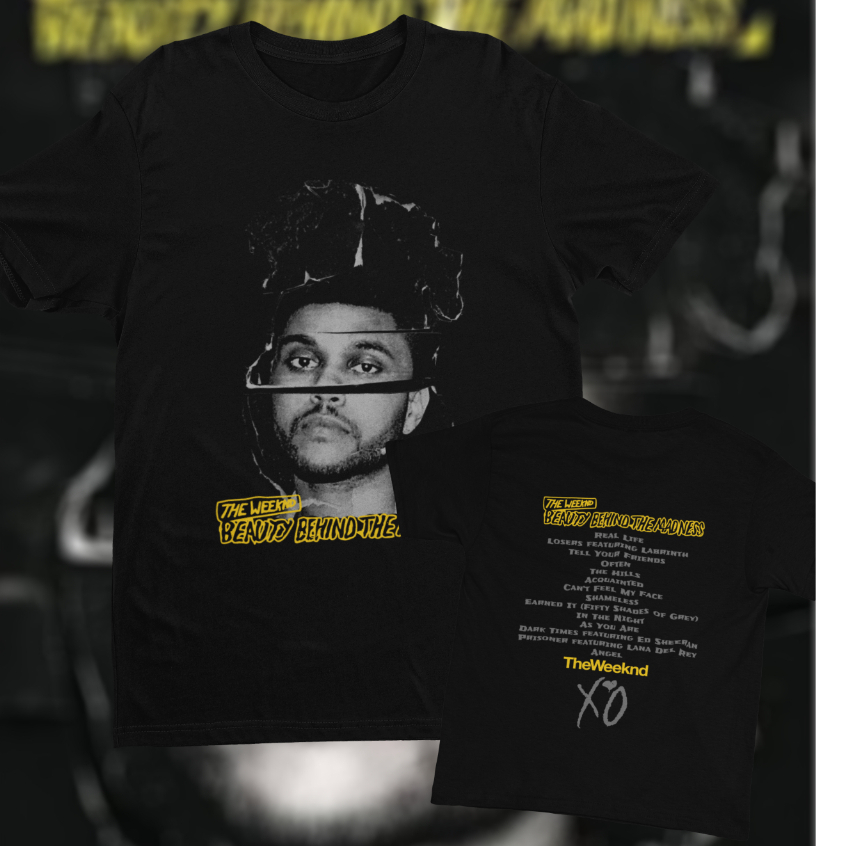 CAMISETA THE WEEKND BEAUTY BEHIND THE MADNESS [100%algodão]