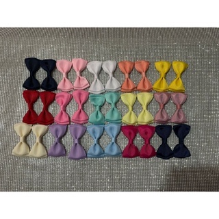 Laço de cabelo kit com 12 Par sem presilha Diversas Cores