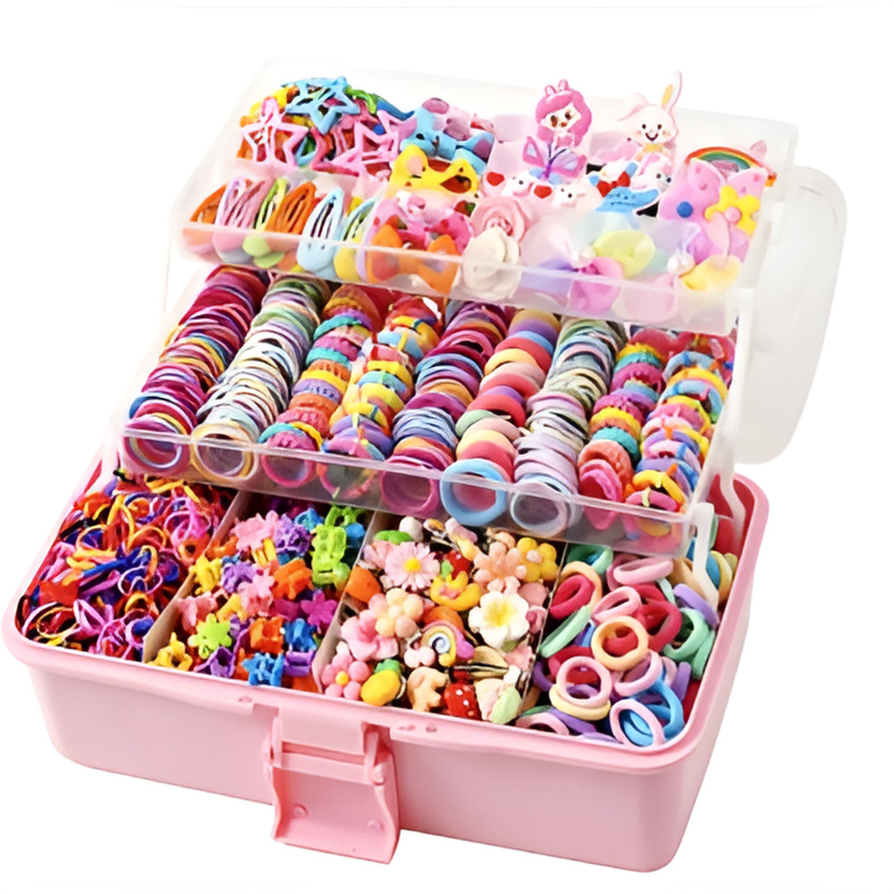 [Stylish Princess Hair Set] 🎀 Best Gift For Girls / Princess Hair Set 💕Hair Accessories/Hair Clips/Hair Ties/Gift Box fo