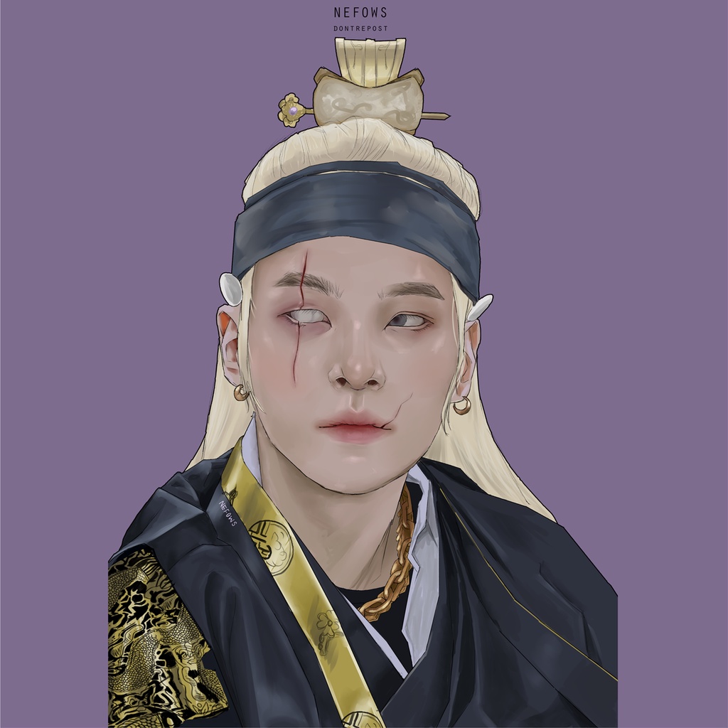 ARTE digital kpop print Bangtan Sonyeondan MIN YOONGI SUGA - DAECHWITA AGUST D
