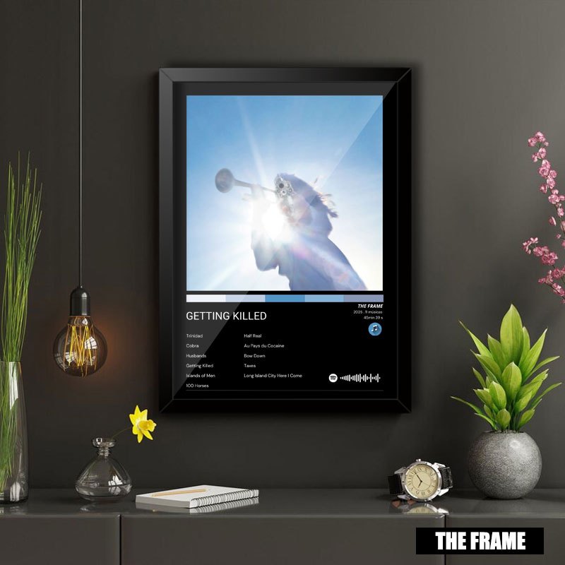 Quadro Decorativo A4/A3 Spotify Geese Album Getting Killed