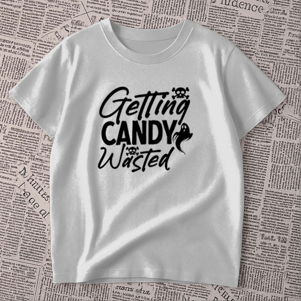 Camiseta estampada - Getting Candy Wasted | Ficar Chapado de Doces | blusa unissex premium 100% algodão
