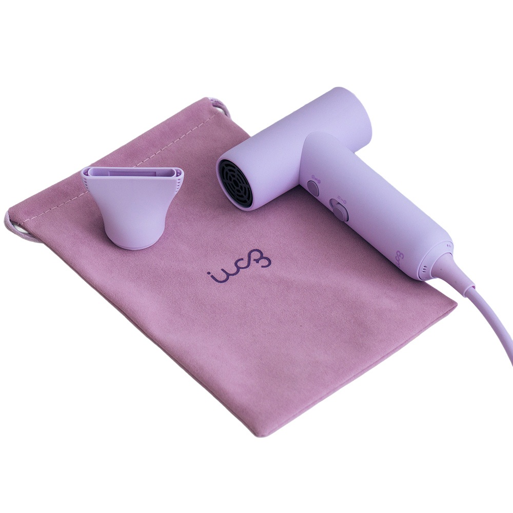 Mini Secador De Cabelo iLAB , Compacto Para Viagem Com Uma Mão , Tecnologia De Plasma De 20 Bilhões , Tensão Global 100-