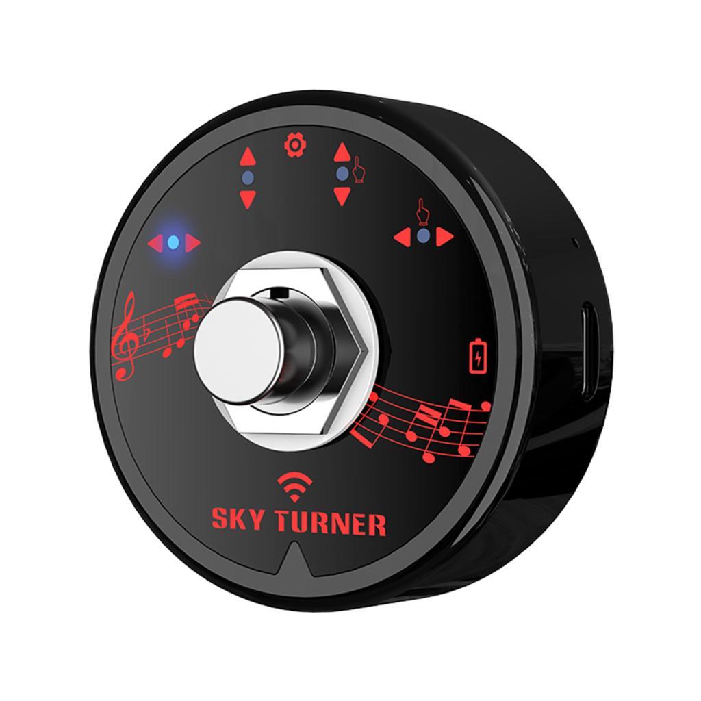 Btuty ST-1 BT Page Turner Pedal Interruptor de pé sem fio recarregável para tablet Smartphone Pontuações de música