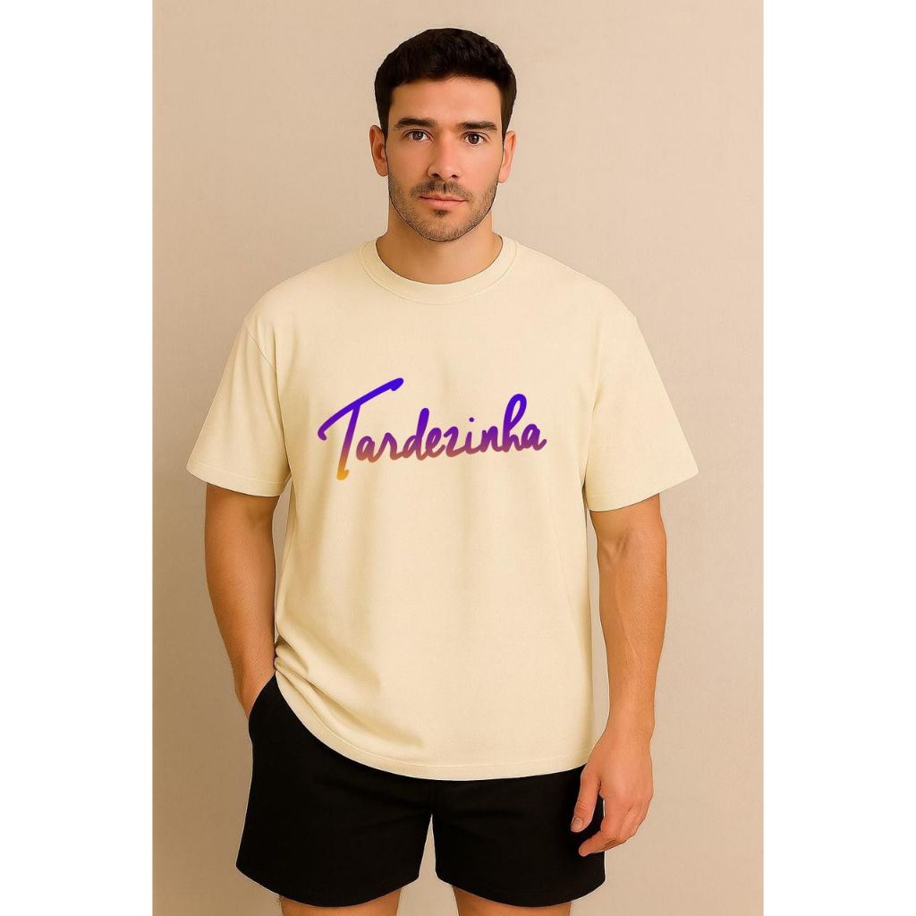 Camisetão Camisa Oversized Retrô Tardezinha Thiaguinho Unissex