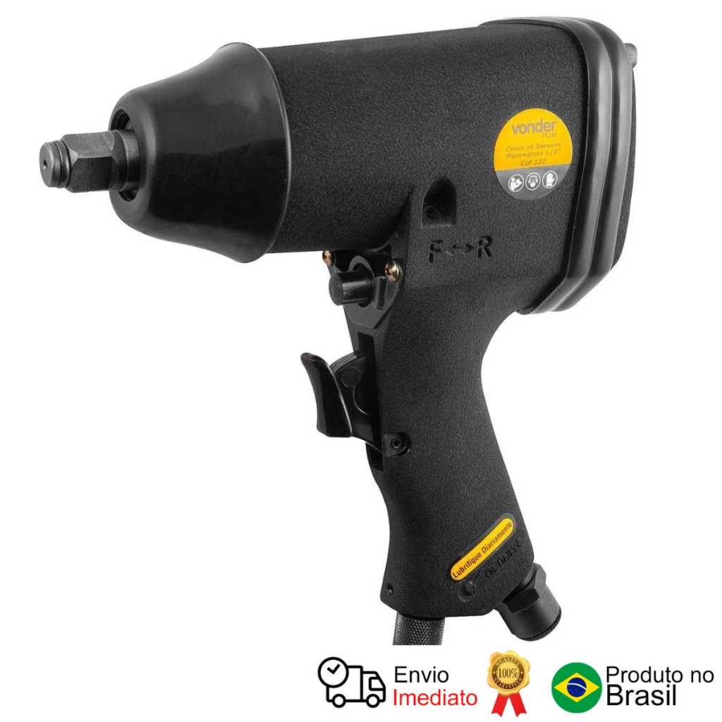 Chave De Impacto Pneumática 1/2'' 12,7mm Cip120 Vonder Plus