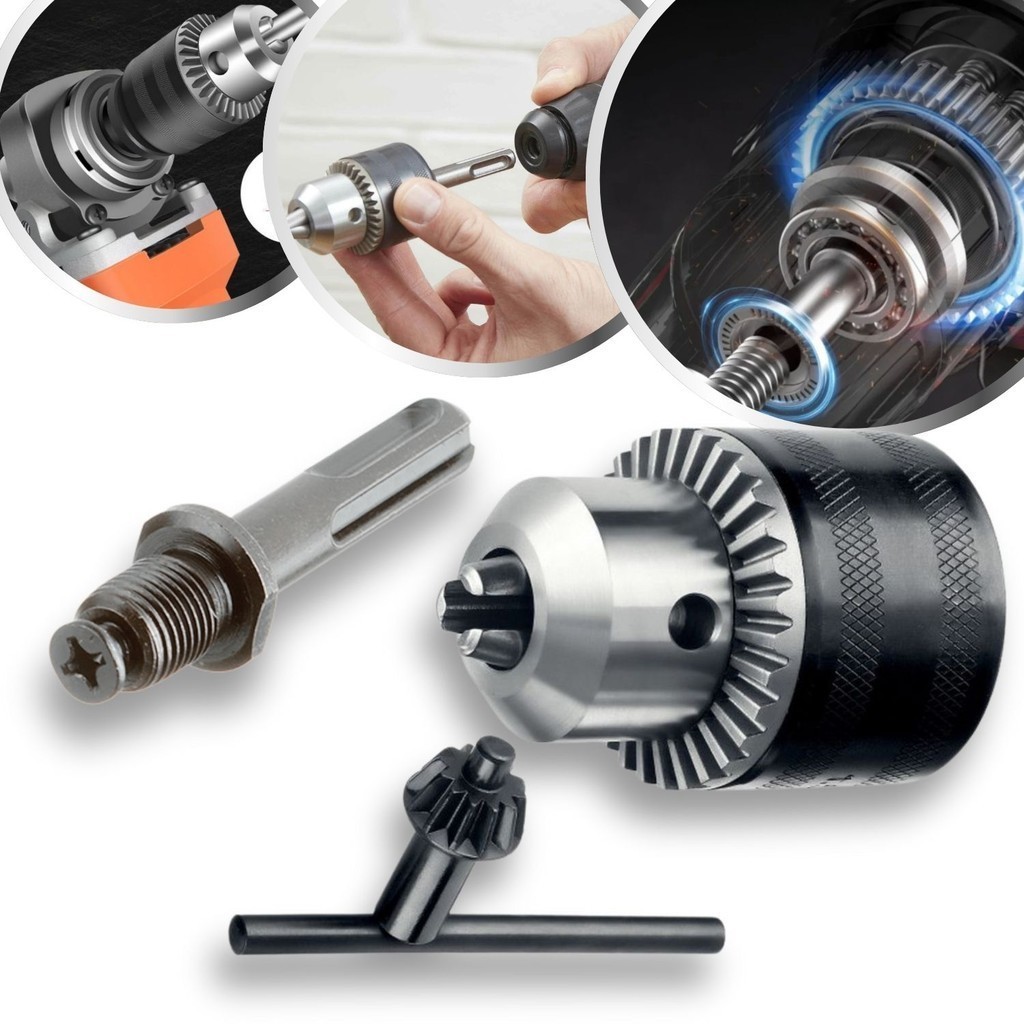 Kit Mandril C/Chave 1/2 + Adaptador Sds-plus 13mm Lotus
