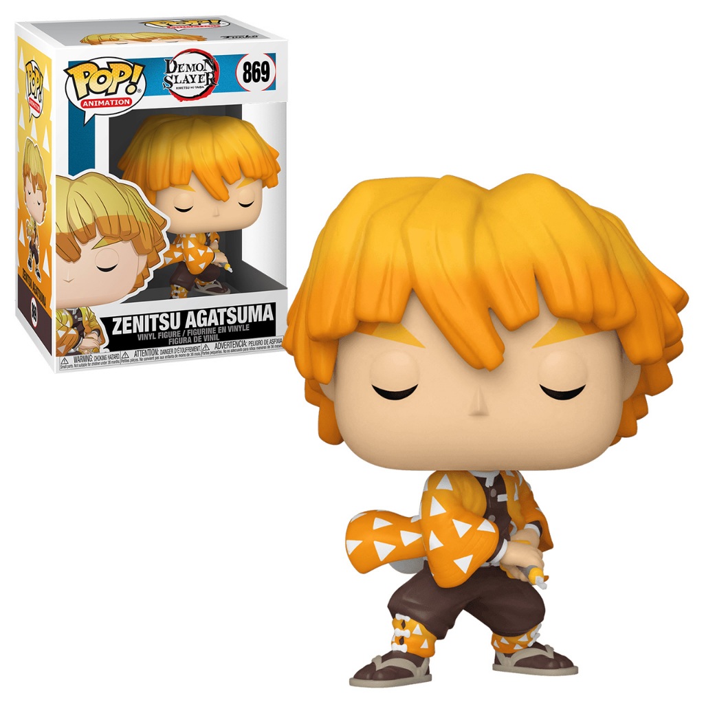 Funko Pop Animation Zenitsu Agatsuma #869 Demon Slayer