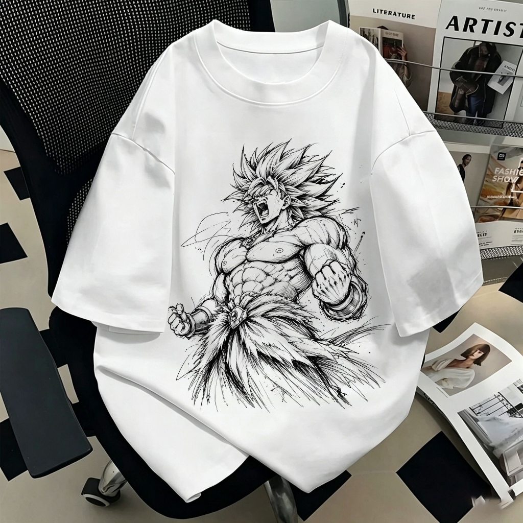 Camiseta Menina Mágica Anime Estilo Cósmico Sonhador Estrelas Brilho Manga Longa Flutuante Harajuku Streetwear Oversized