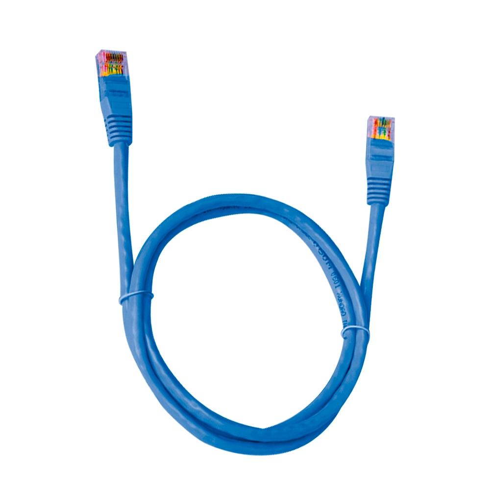 Cabo De Rede Patch Cord Utp Cat5e 26awg 1.5m Azul Pc-ethu15bl Plus Cable
