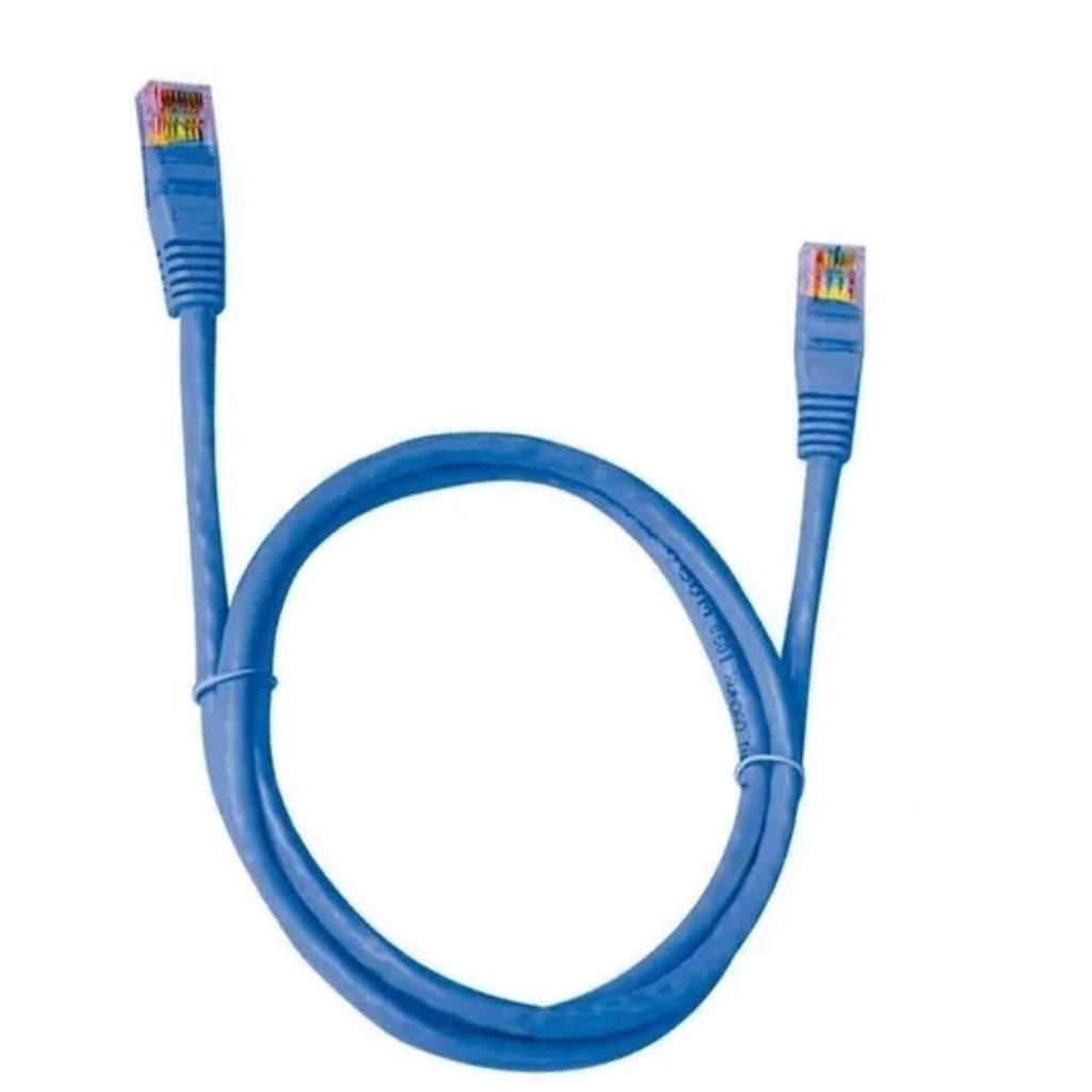 Cabo de Rede Ethernet CAT6 1,5m - Azul Plus Cable Patch Cord