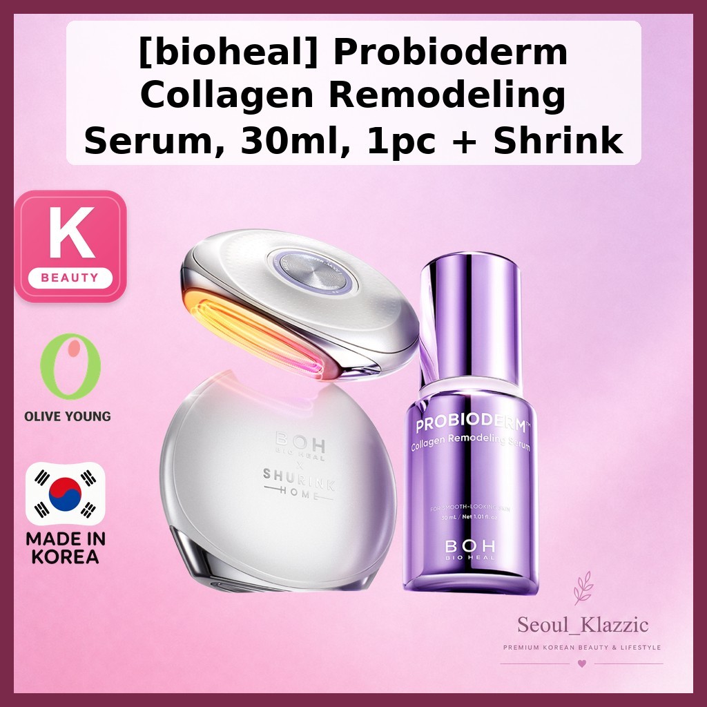 [bioheal] Soro Remodelador De Colágeno Probioderm , 30ml , 1 Unidade + Tiro De Reforço De Pele Shrink Home Por Seulklazz