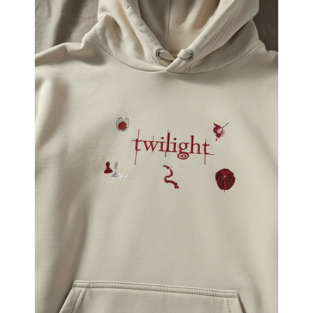 Moletom Saga Twilight Crepúsculo Bordado - Us Custom