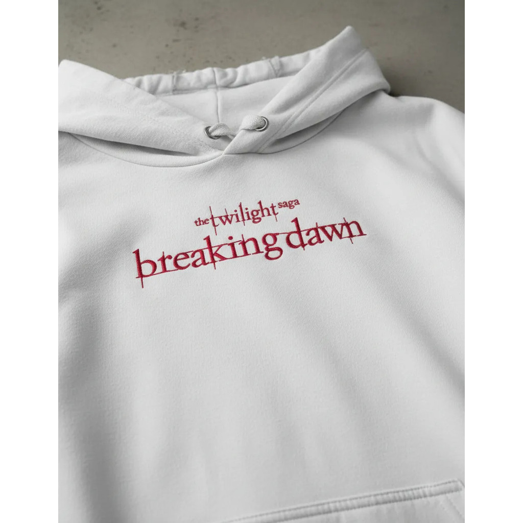 Moletom Crepúsculo Twilight Breaking Dawn Bordado Us Custom