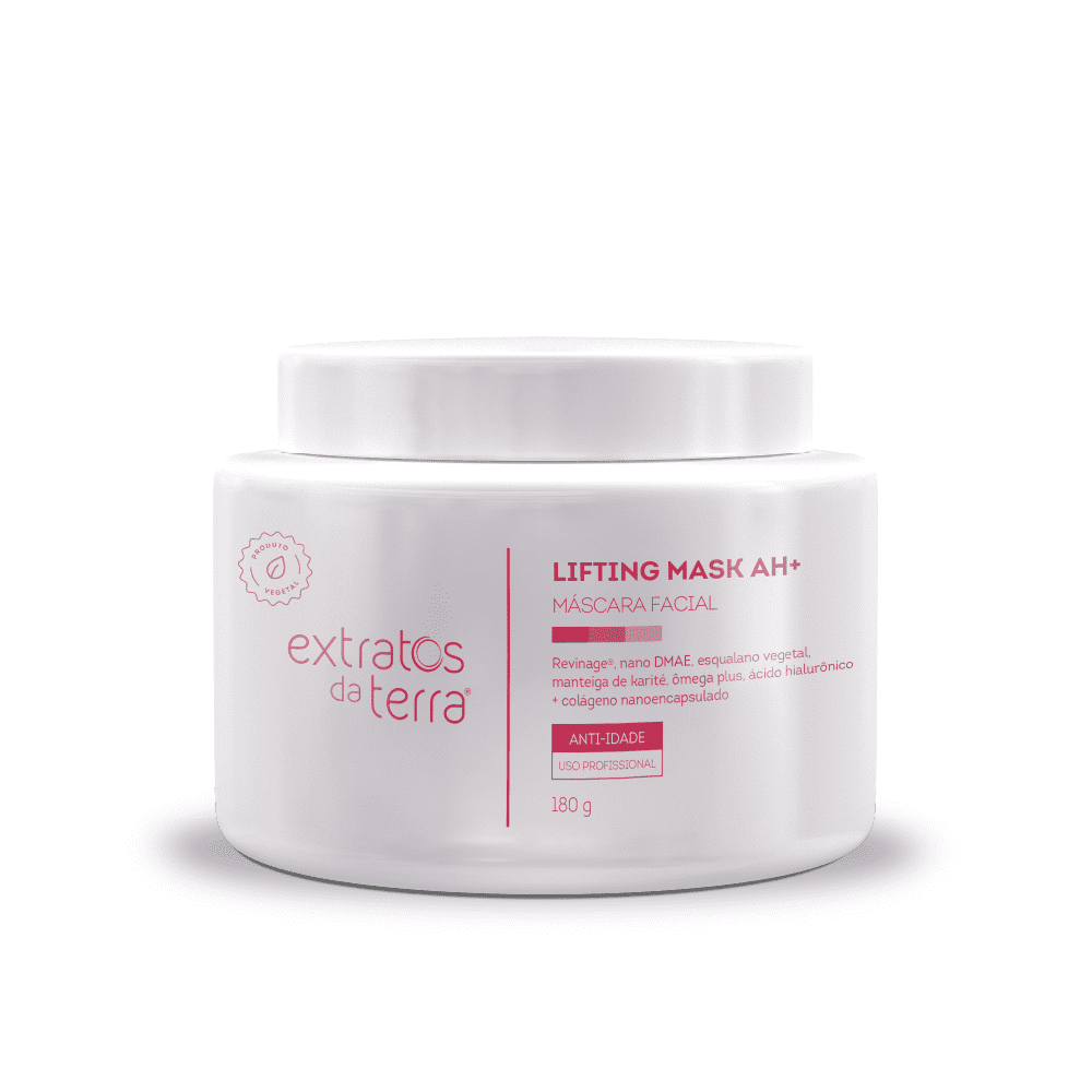 Mascara Facial Lifting DMAE Nano Acido Hialuronico Extratos da Terra 180g