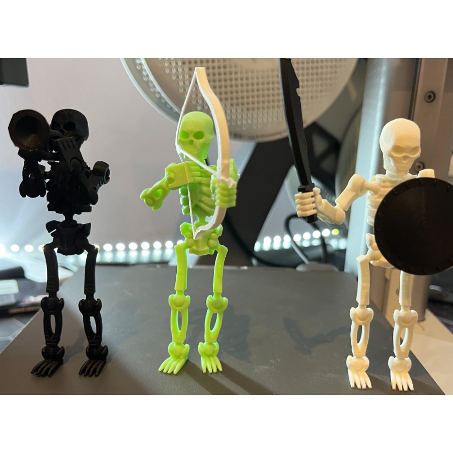 Boneco Dummy 13 Esqueleto Decorativo Brinquedo Varias Poses Entregue Montado - Impressão 3D
