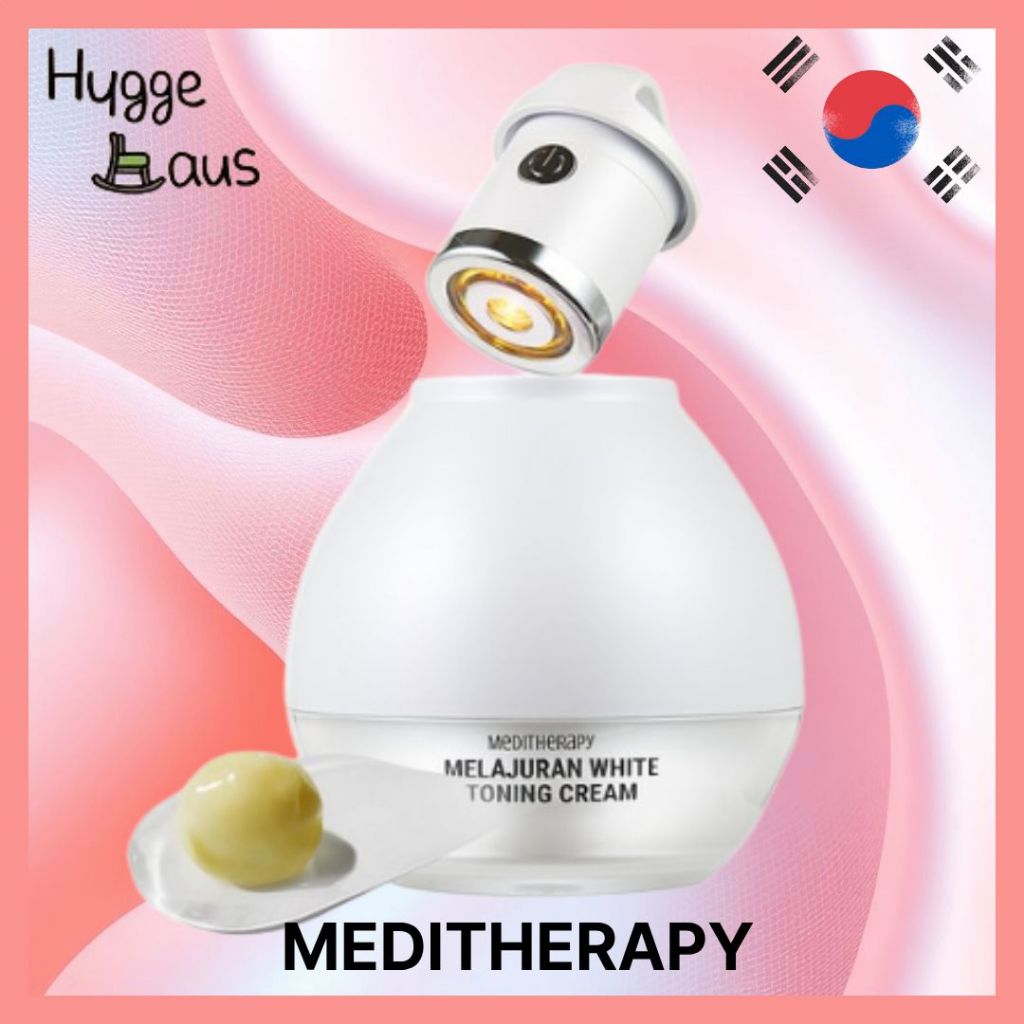【Meditherapy】 Melajuran Radiance Cream 50ml + EMS Facial Device Kit Glow Care Skincare Coreano