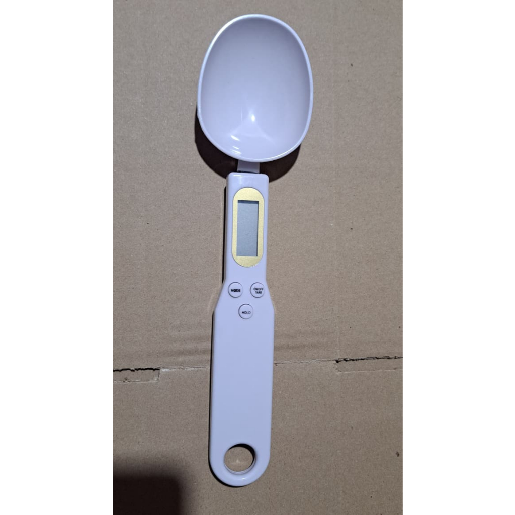 Colher Mini Balança Dosador de Alimentos Digital Medidor Com Display PRETO/BRANCO