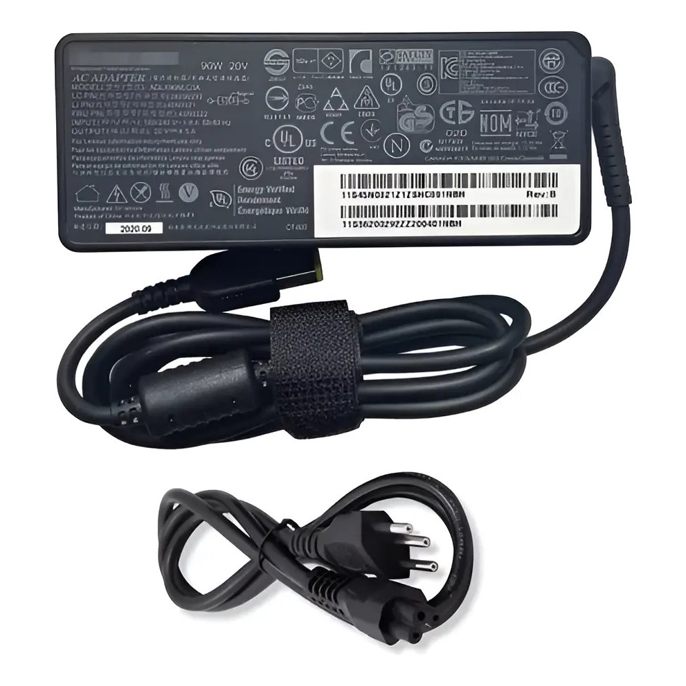 Fonte Carregador Para Notebook Lenovo 20v 3.5a 90w Plug Usb