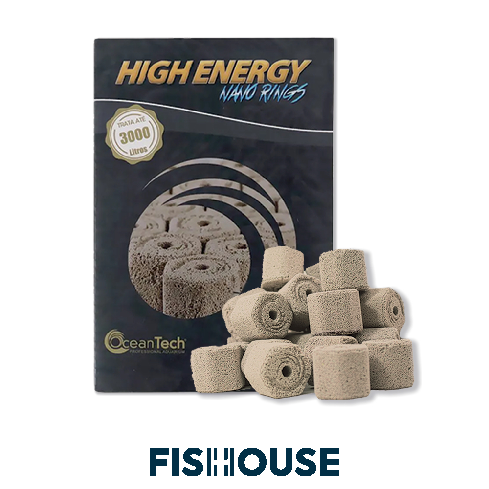 Mídia biológica - Nano Rings High Energy (1Kg) - OceanTech