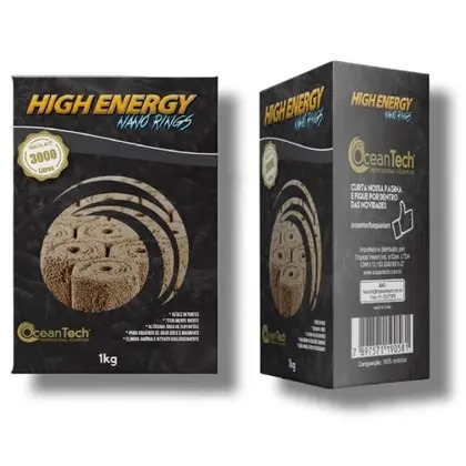 Mídia Biológica Ocean Tech Nano Rings High Energy Para 3000l