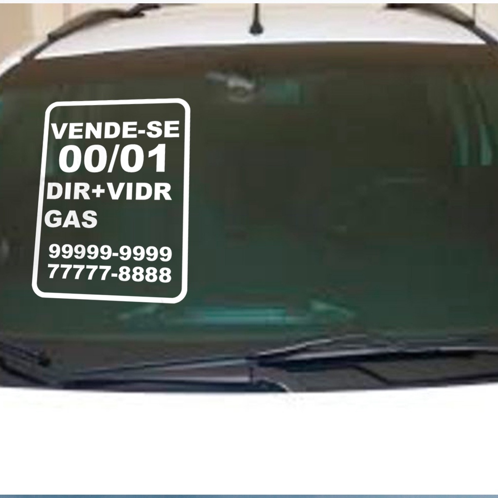 Adesivo vende-se para carros e automóveis e vidros