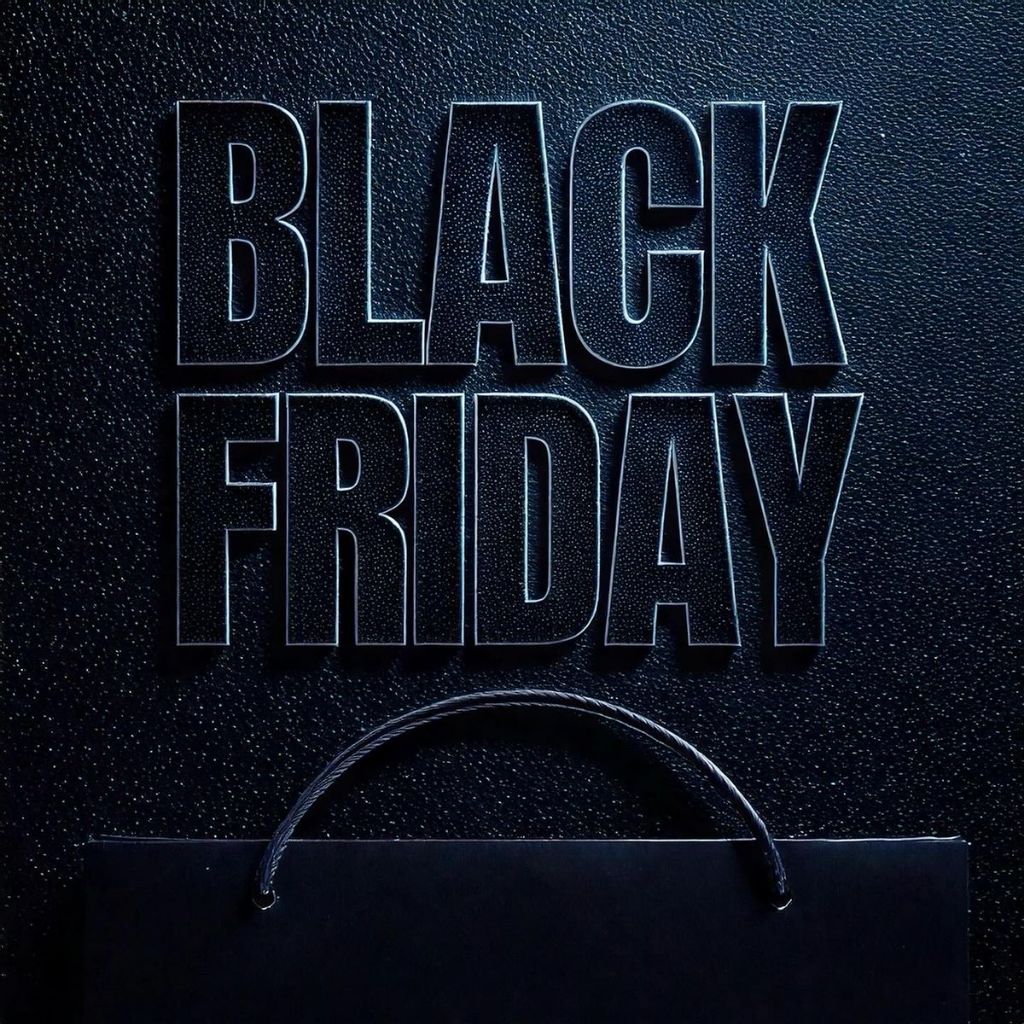 Adesivo Vitrine I Black Friday Black I 1x1 metro VENDA MAIS JÁ