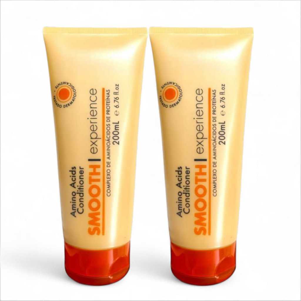 Smooth Experience 200ml Progressiva de Chuveiro Redução de Volume Liso Natural Sem Formol 2x