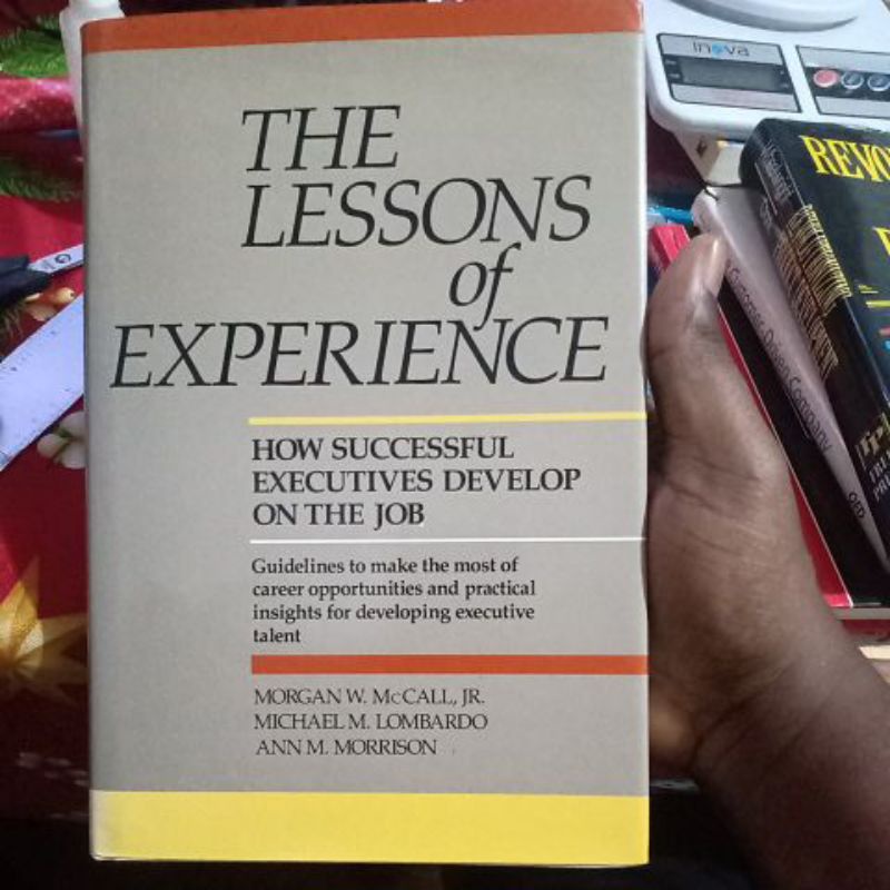 Livro - The Lessons Of Experience - Morgan W. McCall,JR e Outros