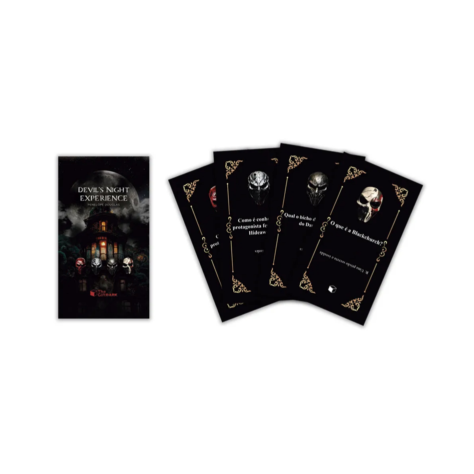Devil's Night Experience Game Card, Penelope Douglas, The Gift Box Editora