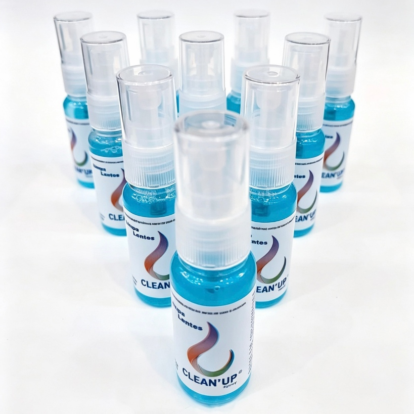 Spray Limpa Lentes para Telas de Óculos/Câmera/Celular/iPad/TV/UP/ 25ml LCD Plasma