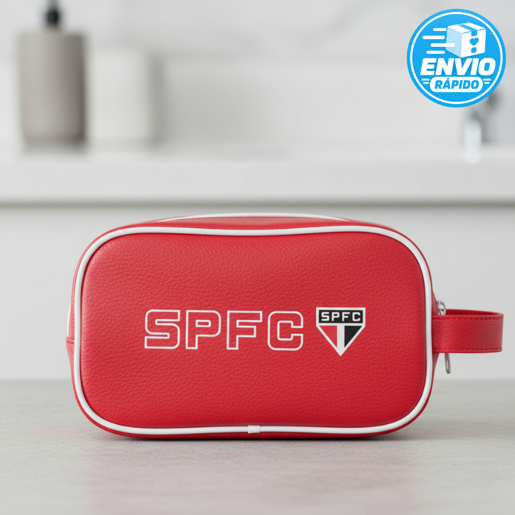 Necessaire Tricolor Sao Paulo Fc Reforcado