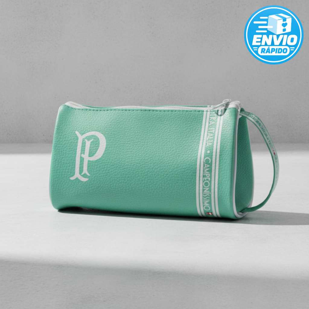 Necessaire Oficial Redonda Palmeiras Verde