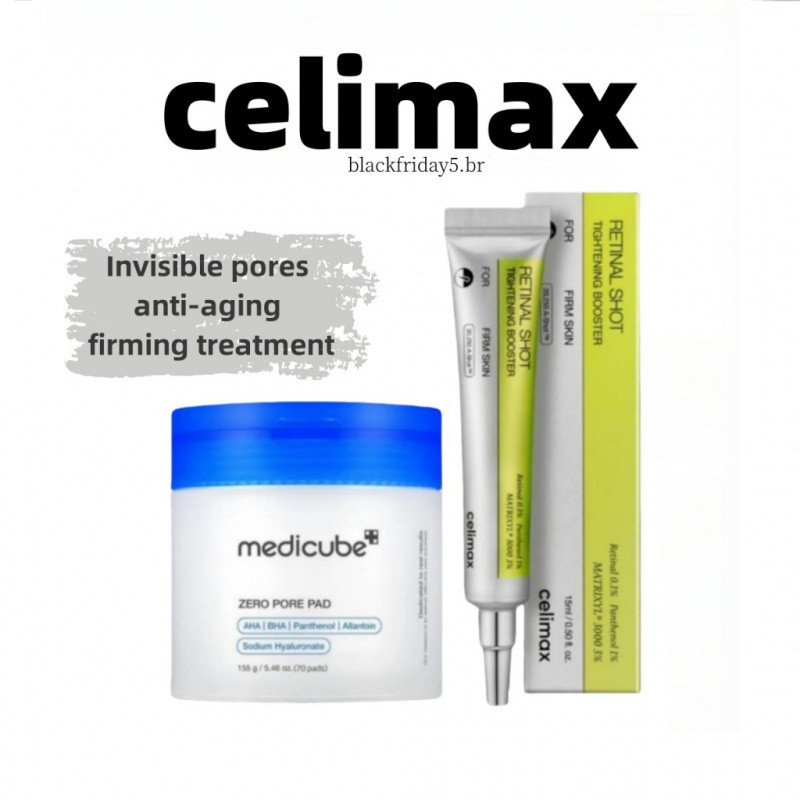 celimax Vita A Firming Enhancer Serum Primeiro Zero Pore Patch Esfoliação Reduz Sebo Secreção Encolhe 4VBV