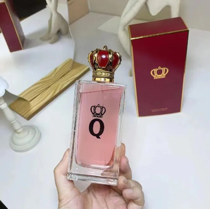 Mulheres Qek Crown Light Blue Man Perfume Fragrância Para Homens 100ml EDP Eau De Spray Parfum Designer Colônia