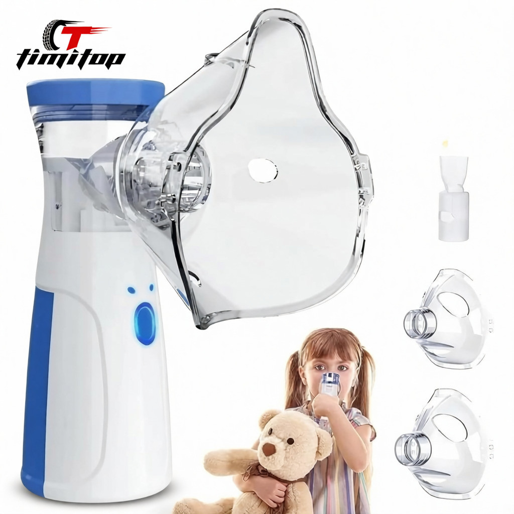 Portable Ultrasonic Nebulizer Inhaler Low Knot Atomizer for Kids and Adults