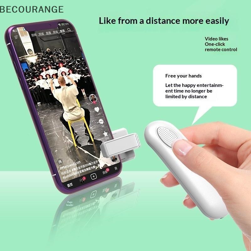 BEC Portátil Page Turner Remoto Clier 55mAh Mini Controlador Sem Fio Para Rolagem De Leitura De E-Book Transmissão Ao Vi