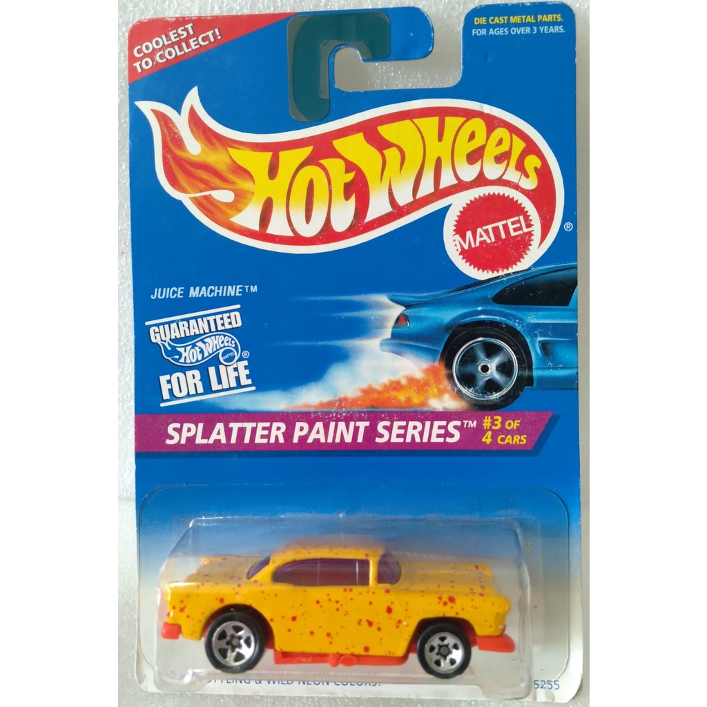 Hot Wheels '55 Chevy Juice Machine Splatter Paint Series Exclusive Members-Only Car