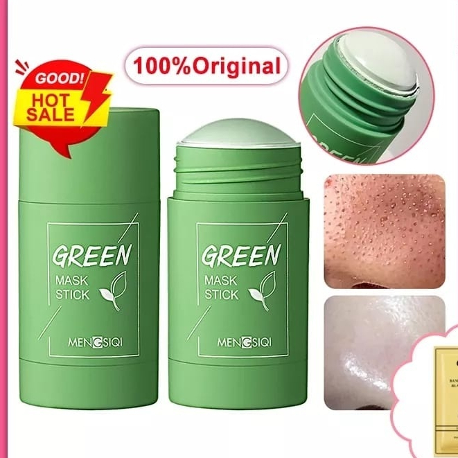 SticMoisturizer Hydrating Máscara De Chá Verde Remover Cravos Anti-Acne Hidratante Beleza Pele Facial Clean Face Clareador Mask