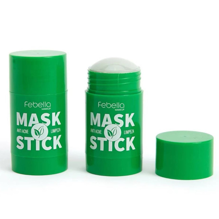 Máscara Chá Verde Remover de Cravos Anti-Acne Hidratante Beleza Pele Facial Clean Face Clareador Mask Stick