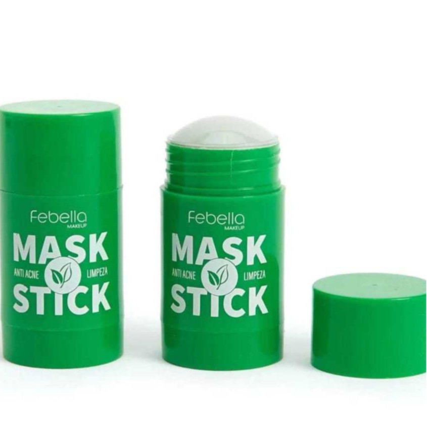 Máscara De Chá Verde Remover Cravos Anti-Acne Hidratante Beleza Pele Facial Clean Mask Stick